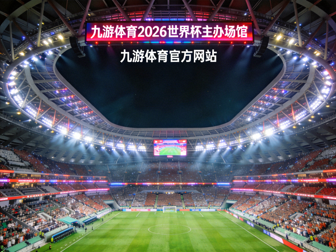 九游体育官方网站2026世界杯主办场馆内部全景，现代化体育场座无虚席，灯光璀璨